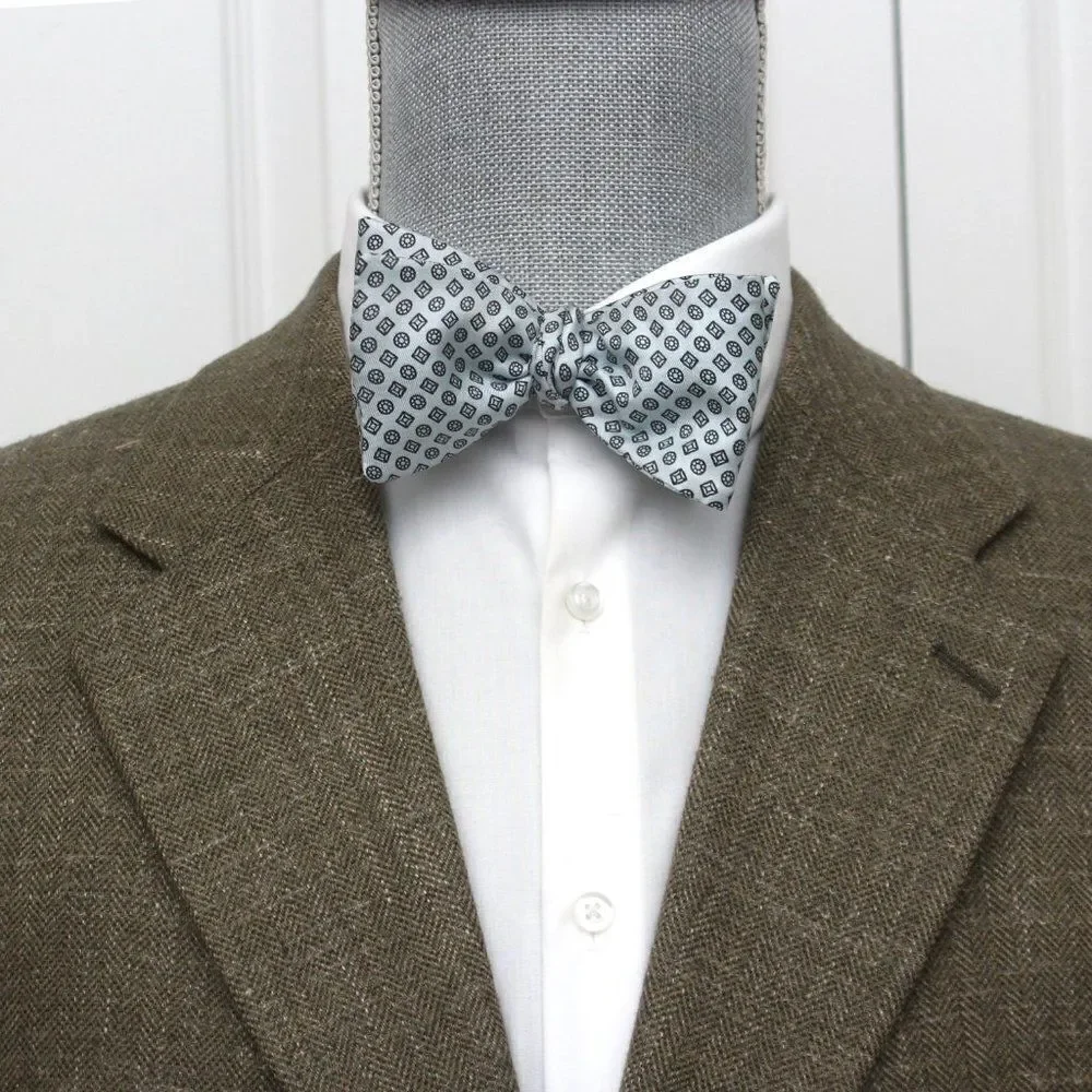 NWT Men's‎ bow tie Silk Self - tied Bow tie Gift Box S387 Christmas gift